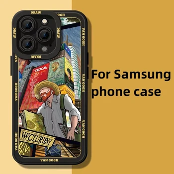 Калъф за Samsung Galaxy S20 Plus S21 FE S22 Ultra S10 A42 A51 A52 A22 A32 A13 A72 S8 S9 S10 Plus Note 20 Естетичен капак на телефона