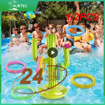 1/2PCS надуваем кактус открит плувен басейн хвърляне бар парти плаж пътуване басейн играчки комплект вода игра плаващ воден спорт забавно играчка