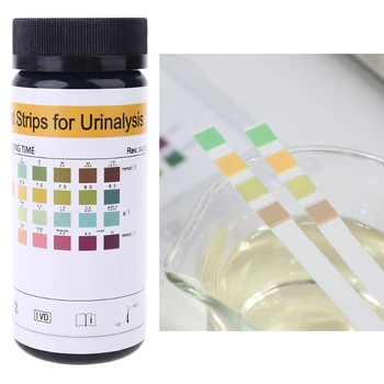 Изследване на урината тест ленти урина потапяне тест ленти за бързи резултати 100 урина ленти дропшипинг