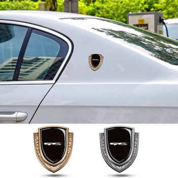 Автомобилен метален стикер Персонализиран щит за кола Заден щит на багажника Емблема Емблема Стикер за Kia Ceed Picanto K5 Stonic GT Line Badge Decal