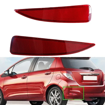 ABS RED задна броня рефлектор маркер годни за Yaris 2012 2013 2014 ляво и дясно аксесоари за превозни средства