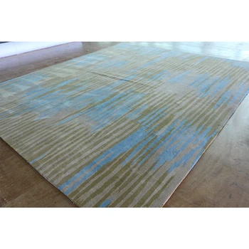 Ръчно изработени трайни цветни ивици модел килим