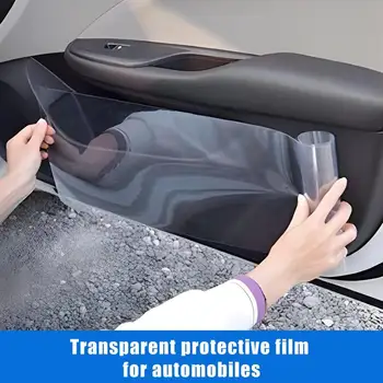 Автомобил прозрачен светлина протектор филм броня капак боя защита кола фарове защитно фолио прозрачен автомобил врата протектор