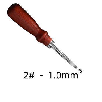Кожен общ ръб Beveler Skiving Craft Keen Edge режещ инструмент за скосяване на V-образно острие със заоблен център Вземане на ръба