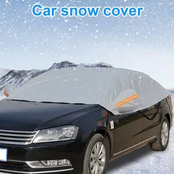  Автомобилен снежен щит Сгъваем антифриз Защитно покритие Сняг Леден прах Слънце Водоустойчиво външно предно стъкло Универсален автомобил 2020 H