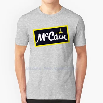 McCain Logo Casual T Shirt Най-високо качество Графика 100% памучни тениски