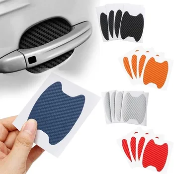 4pcs стикер за врата на кола Carbon Fiber Styling Scratches Cover For Car Paint Protection Film For Ford Focus