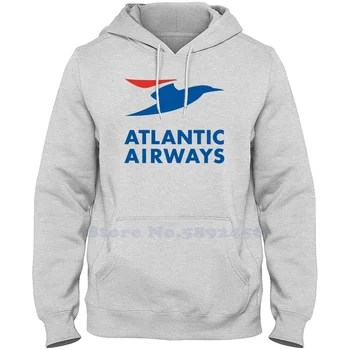 Atlantic Airways Унисекс облекло 2023 Суитчър отпечатано лого на марката Графичен суитшърт