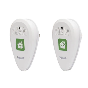 2X Plug In пречиствател на въздуха Мини преносим 5-12 милиона отрицателен йонен пречиствател на въздуха за спалня Кухня Баня Офис Великобритания Plug