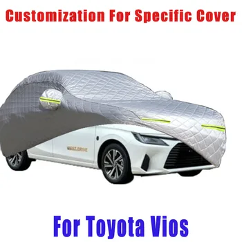 За Toyota Vios Предотвратяване на градушка покритие авто защита от дъжд, защита от надраскване, защита от пилинг на боя, кола Предотвратяване на сняг