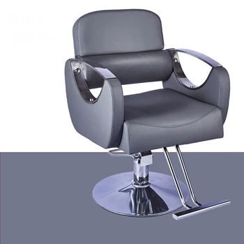 Професионален бръснарски стол въртящ се накланящ се масажен салон стол Simple Brow Child Tabouret Coiffeuse Фризьорски мебели WYZ