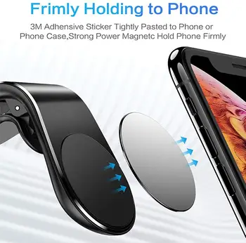 Магнитен държач за телефон за телефон Универсална стойка за мобилен телефон за iPhone X Samsung S9 Xiaomi таблети смартфони