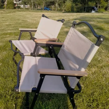 1pc преносим сгъваем издръжлив стол, за къмпинг за пикник на открито
