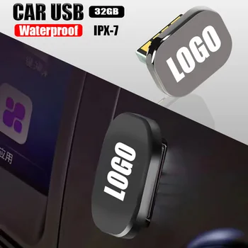 Car Universal Flash Drive USB Metal U диск за Honda Civic Accord Odyssey HRV FIT Jazz Pilot Jade CRV NSX B-series аксесоари