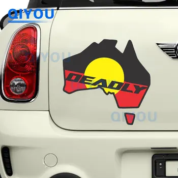 Висококачествен флаг Австралийска карта Външни аксесоари Стикер за кола, подходящ за PVC стикер на офроуд автомобил Body Surfboards