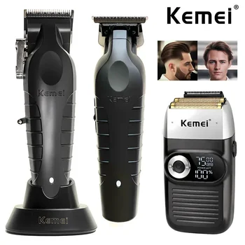Kemei KM-2296 Комплект за подстригване Мъжка електрическа самобръсначка за подстригване машина Професионална машина за рязане на коса