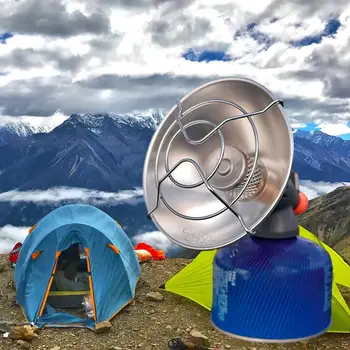 Къмпинг газ нагревател палатка нагревател топло, пиезо запалване преносим мини нагревател за backpacking лов пикник къмпинг готвене