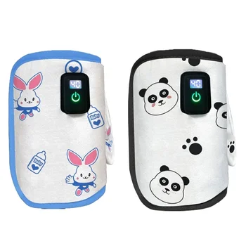 USB мляко топло чанти пътуване вода топлина пазител цифров дисплей бебе кърмене бутилка нагревател за количка за кола количка бебешки консумативи
