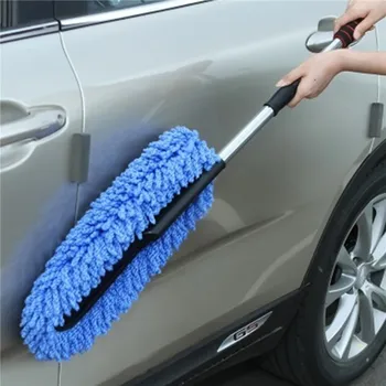 Superfine Fiber Car Retractable Microfiber Car Dust Mop Dust Removal Brushes Towels Car Special Mop Cleaning Mop