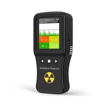 Geiger Counter Nuclear Radiation Detector Real-Time Mean Cumulative Dose Modes Radioactive Tester Temperature Humidity