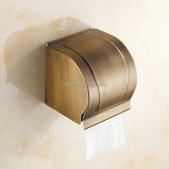 Антични месингови аксесоари за баня Държач за тоалетна хартия Водоустойчив дозатор за хартия PH213