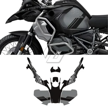 За BMW R1200GS R1250GS Adventure Triple Black 2014-2022 Мотоциклет Пълен графичен комплект за стикери