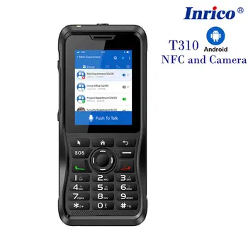 4G мрежово радио Inrico T310 Android 7.1 POC Walkie Talkie Работа с Zello Real-ptt със сензорен екран, NFC, функция за заснемане на снимки