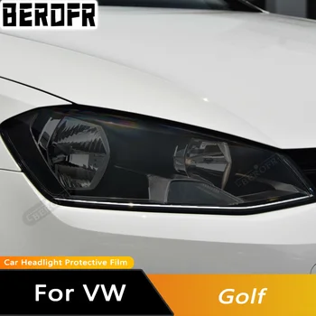  Автомобилни фарове оттенък черен защитен филм задна светлина прозрачен TPU стикер за Volkswagen VW Golf 7 Golf 8 12-19 20-22 аксесоар