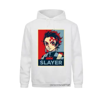 Demon Slayer Man Пуловер SLAYER Slim Fit Суитчъри Уютен плат дълъг ръкав аниме качулка