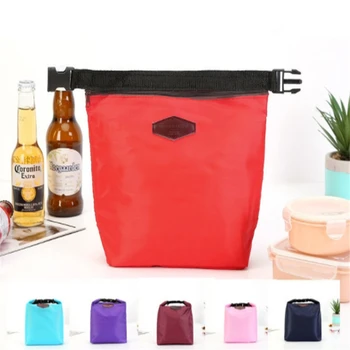 Мода преносими топлоизолирани обяд чанта охладител lunchbox чанта за съхранение чанта дама носят picinic храна мъкна изолация пакет