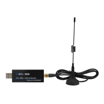 Издръжлив широколентов софтуерен приемник 100KHz-1.7GHz USB порт за телевизионно излъчване 40JB