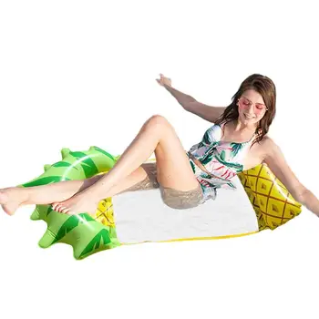 Басейн Float Lounge Плаващ салон Сал Float Сал Надуваеми плувки басейн Плодове Тема PVC надуваеми ананас Ягодов плаж