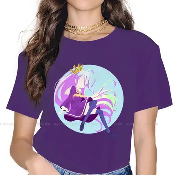 Минималистичен O Neck TShirt No Game No Life Animation Active Fabric Original T Shirt Woman Individuality 5XL Hot Sale