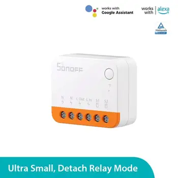 SONOFF MINI R4 Wifi Smart Switch 2 Way Module умен дом R5 S-MATE eWeLink APP Дистанционно безжично управление за Alexa Google Home