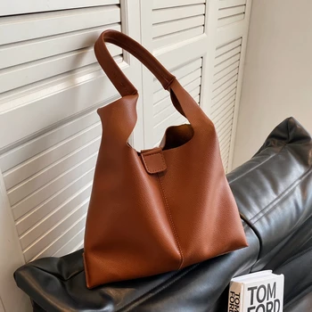 Дамска чанта за рамо Проста и модерна чанта за PU материал Дизайнер Луксозна дамска чанта 2023 Модна дамска чанта