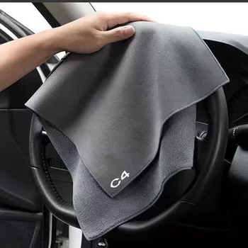 Супер абсорбираща кърпа за грижа за автомобила меки кърпи за сушене без ръбове Автомивка от висок клас микрофибърна кърпа за Citroen C4 Auto Аксесоари