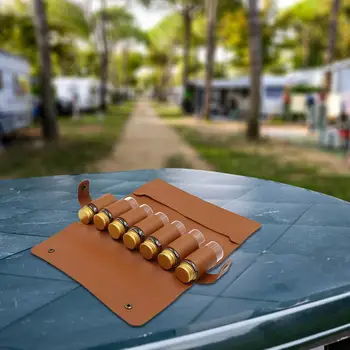 Camping Spice Bottle Set Durable Carry Bag Контейнер за подправки за туристически пикник