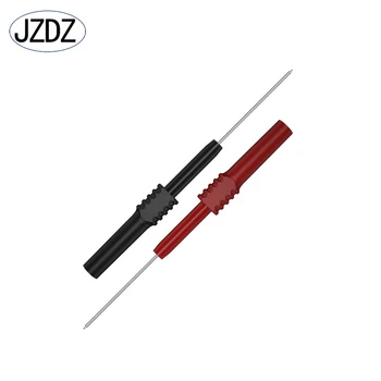 JZDZ 2PCS тест води щифт 1MM гъвкави тест сонда съвети електрически конектор 4MM женски банан щепсел мултиметър игла J.30010