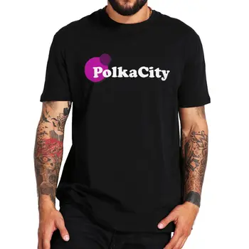 Полка Сити Крипто тениска Polkacity POLC Nft Фенове на играта Essential Tee Tops Casual Cotton Premium Summer Men T-shirt EU Size