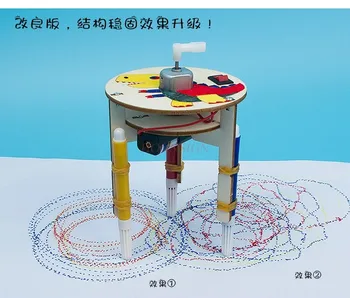 Графити робот ръчно изработени DIY технология малък производствен материал пакет извънкласен курс конкуренция наука малък