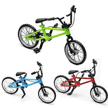 18:1 Ретро сплав мини пръст BMX велосипед събрание велосипед модел играчки джаджи подарък играчки модел мини преносим велосипед за дете