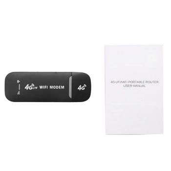 2X 4G USB модем Wifi рутер USB донгъл 150Mbps със слот за SIM карта Безжичен хотспот джоб Мобилен wifi