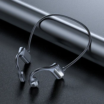 Безжични Bluetooth слушалки Слушалки за костна проводимост Безжични слушалки, монтирани на ухото, спортни безжични слушалки