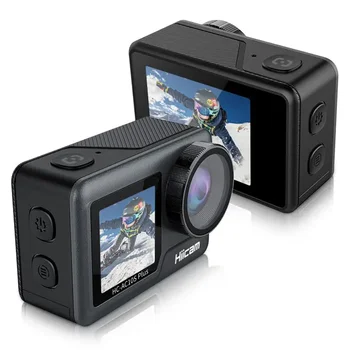 Hiicam 4k 60fps Sport Cam цифров фотоапарат 1080p Wifi водоустойчив сензорен екран Професионални външни мотоциклетни екшън камери