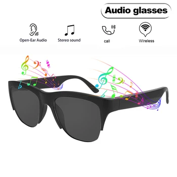 Безжичен Bluetooth 5.3 Слънчеви очила Слушалки - Наслаждавайте се на музика Безжично обаждане със свободни ръце Музика Спортни очила на открито TWS