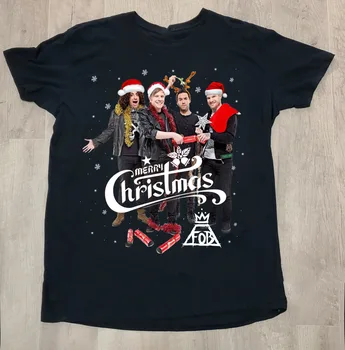 Fall Out Boy Band Весела Коледа Унисекс тениска All Size S To 5XL TP704 дълги ръкави