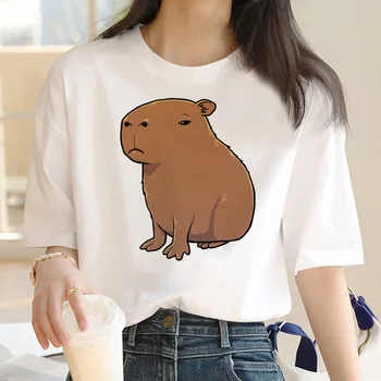 capibara Tee мъже графични тениски мъжки y2k аниме облекло