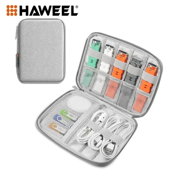 HAWEEL Watch Band Organizer Box Слушалки / U диск / Калъф за съхранение на цифрови кабели