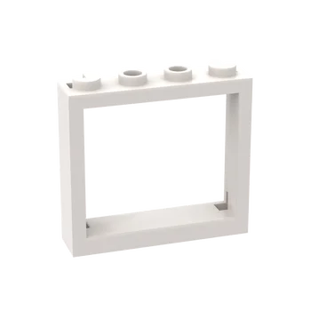 1 бр. Блокове за сгради 60594 Прозорец 1 x 4 x 3 - Без раздели на затвора Тухлени колекции Насипни модулни GBC играчки за високотехнологичен MOC комплект