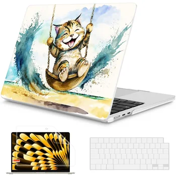 Калъфи за лаптопи за Macbook Pro 14 Калъф M2 A2779 A2992 2023 Pro 16 Капак M3 M1 Mac Book Air 13 Калъф 2022 13.6 A2681 Air 15.3 A2941